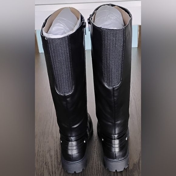 Women's Wide Fit Bailey Tall Boots Black Size 6 NWT - Picture 8 of 15